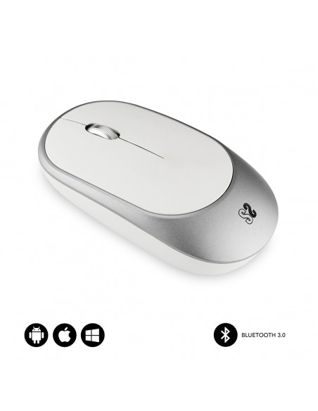 SUBBLIM RATON OPTICO WIRELESS BLUETOOTH SMART SILVER