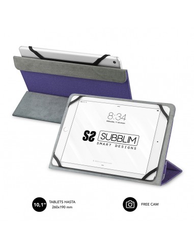 SUBBLIM Funda Tablet Freecam Case 10,1" Purple