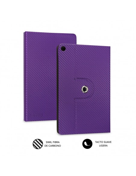 SUBBLIM Funda Tablet ROTATE 360 EXCLUSIVE Case Samsung Tab A T510 515 10,1" Purple