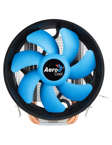 Aerocool VERKHO3PLUS ventilador de PC Procesador Enfriador 12 cm Aluminio, Negro, Azul