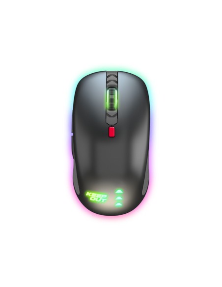 KeepOut X4Pro ratón Ambidextro USB tipo A Óptico 2500 DPI