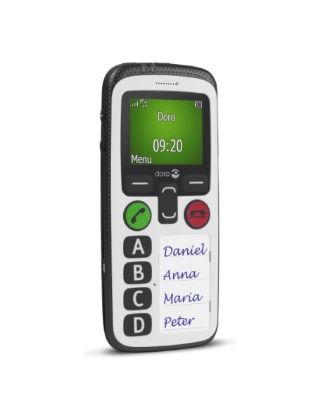 Doro Secure 580 BLACK WHITE 4,57 cm (1.8") 100 g Blanco