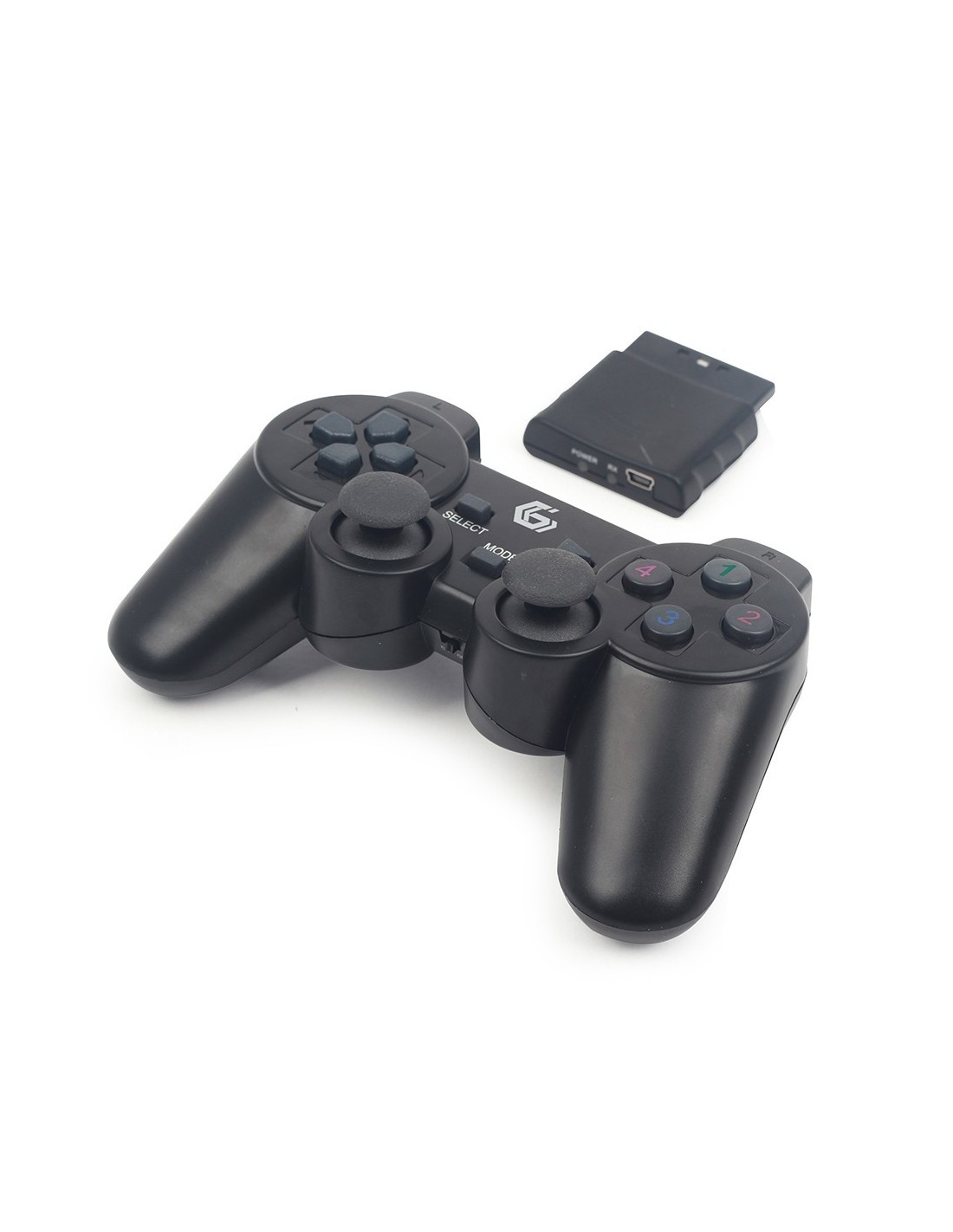 Gembird JPD-WDV-01 mando y volante Negro RF Gamepad PC, Playstation 2,  Playstation 3