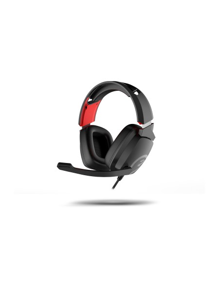 Ozone OZEKHOX40 auricular y casco Auriculares Diadema Conector de 3,5 mm Negro, Rojo