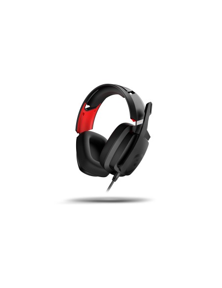Ozone OZEKHOX40 auricular y casco Auriculares Diadema Conector de 3,5 mm Negro, Rojo