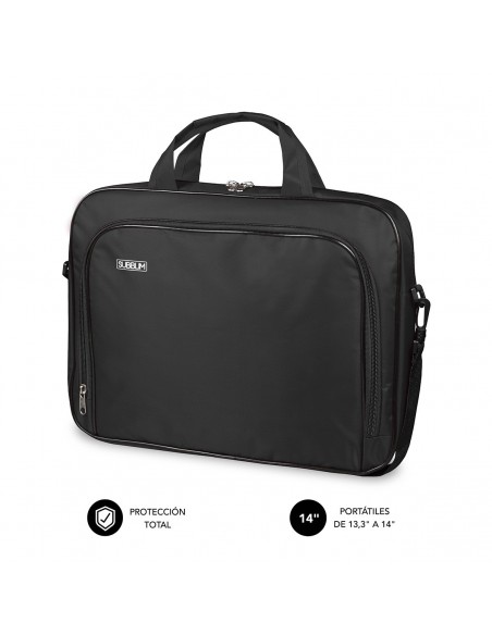 SUBBLIM Maletín Ordenador Oxford Laptop Bag 13,3"-14" Black
