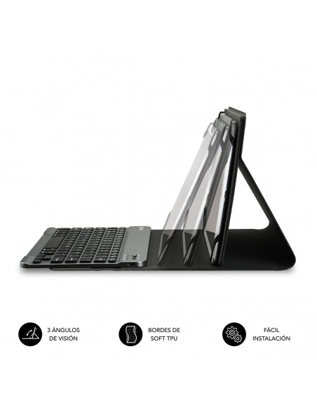 SUBBLIM Funda con Teclado KEYTAB PRO BLUETOOTH 10,1" Black
