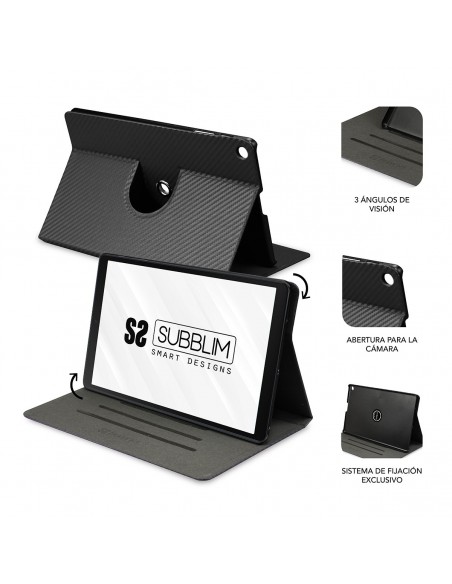 SUBBLIM Funda Tablet ROTATE 360 EXCLUSIVE Case Samsung Tab A T510 515 10,1" Black