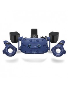 HTC VIVE Pro Eye Pantalla con montura para sujetar en la cabeza Negro, Azul