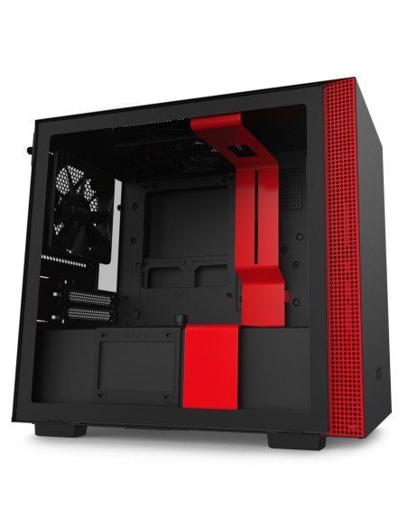 NZXT H210i Matte Black Red Mini Tower Negro, Rojo