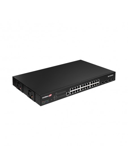 Edimax GS-5424PLX switch Gestionado L2 Gigabit Ethernet (10 100 1000) Energía sobre Ethernet (PoE) 1U Negro