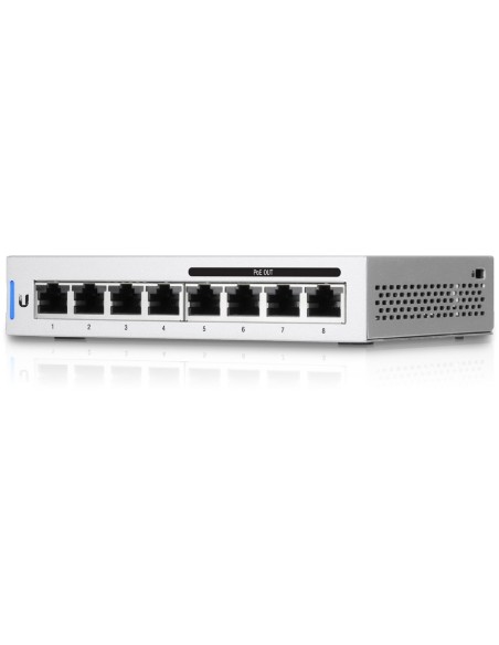 Ubiquiti Networks UniFi Switch 8 Gestionado Gigabit Ethernet (10 100 1000) Energía sobre Ethernet (PoE) Gris