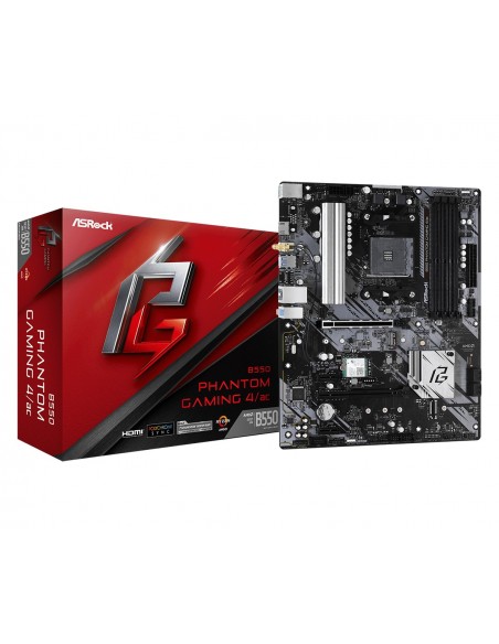 Asrock B550 Phantom Gaming 4 ac AMD B550 Zócalo AM4 ATX