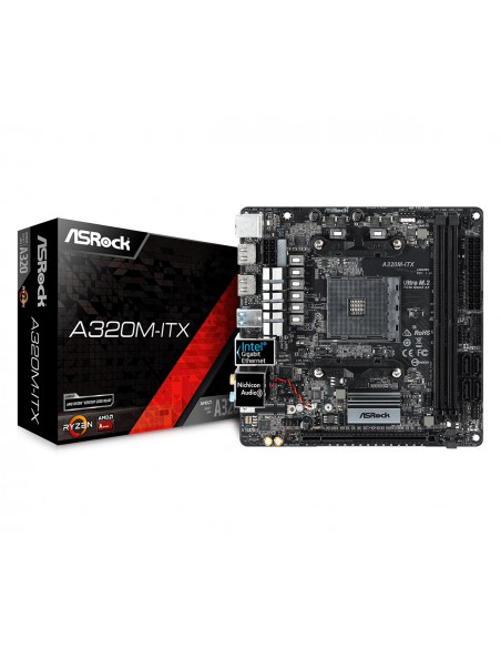 Asrock A320M-ITX AMD Promontory A320 Zócalo AM4 mini ITX