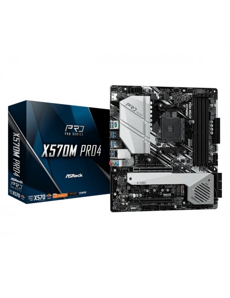 Asrock X570M Pro4 AMD X570 Zócalo AM4 micro ATX