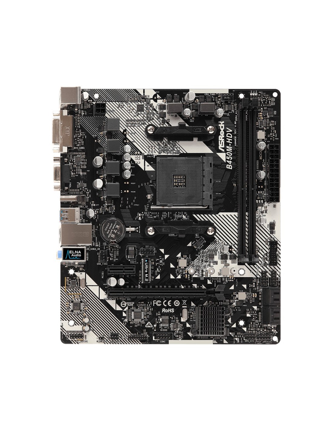 Asrock B450M-HDV R4.0 AMD B450 Zócalo AM4 micro ATX