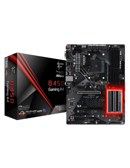 Asrock Fatal1ty B450 Gaming K4 AMD B450 Zócalo AM4 ATX
