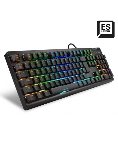 Sharkoon SKILLER SGK30 teclado USB QWERTY Español Negro
