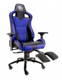 TALIUS TAL-CAIMAN-BLU silla para videojuegos Silla para videojuegos universal Asiento acolchado
