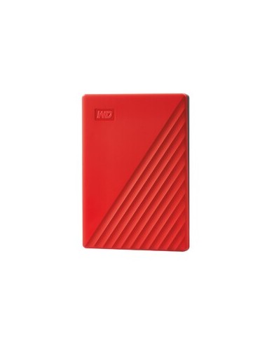 Western Digital My Passport disco duro externo 2000 GB Rojo