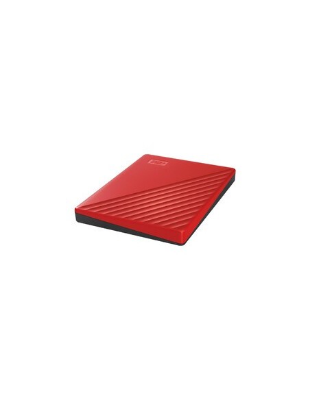 Western Digital My Passport disco duro externo 2000 GB Rojo