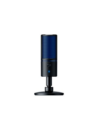 Razer Seiren X - PS4 Negro, Azul Micrófono para videoconsola