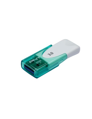 PNY Attaché 4 3.0 32GB unidad flash USB USB tipo A 3.2 Gen 1 (3.1 Gen 1) Verde, Blanco