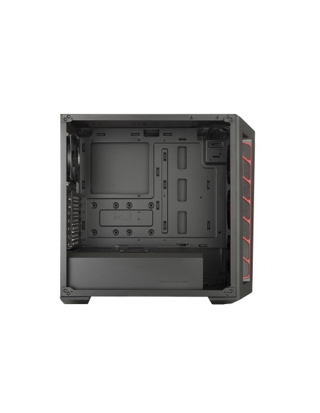 Cooler Master MasterBox MB511 Midi Tower Negro, Rojo