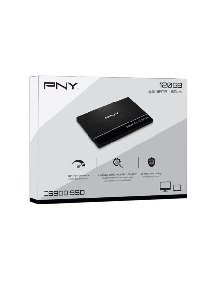 PNY CS900 2.5" 120 GB Serial ATA III 3D TLC NAND