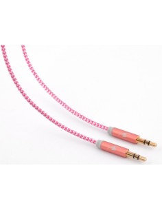 Bluestork TRENDY-AUX-W cable de audio 1,2 m 3,5mm Rosa
