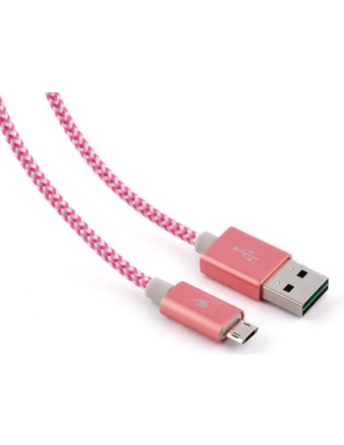 Bluestork TRENDY-MU-W cable USB 1,2 m USB 2.0 USB A Micro-USB A Rosa