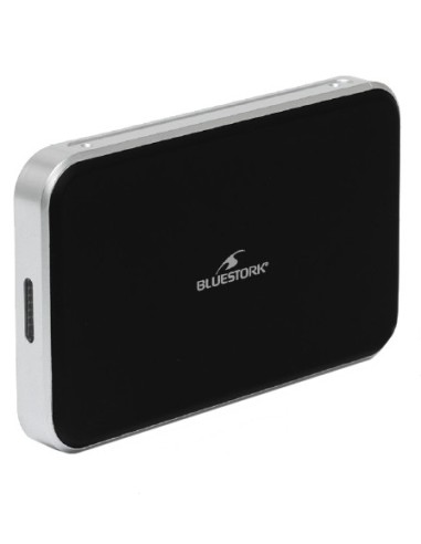 Bluestork BS-EHD-25 COMBO 30 caja para disco duro externo Carcasa de disco duro SSD Negro, Plata 2.5"