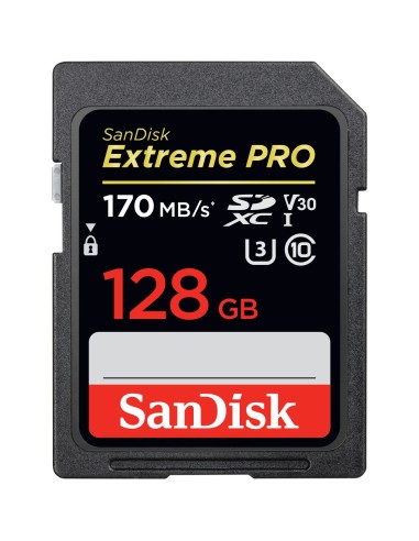 SanDisk Exrteme PRO 128 GB memoria flash SDXC UHS-I Clase 10