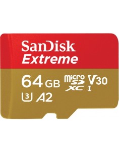 SanDisk Extreme microSDXC UHS-I memoria flash 64 GB Clase 10