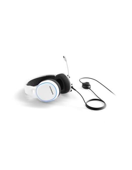 Steelseries Arctis 5 Auriculares Diadema Conector de 3,5 mm Negro, Blanco