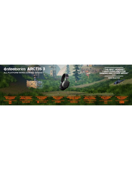 Steelseries Arctis 3 Auriculares Diadema Conector de 3,5 mm Negro