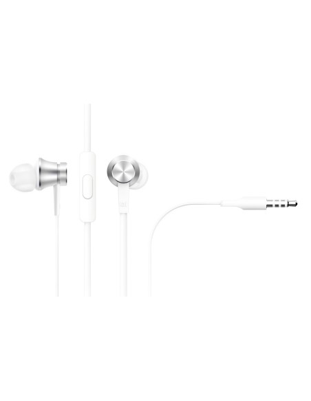 Xiaomi Mi In-Ear Headphones Basic Auriculares Dentro de oído Conector de 3,5 mm Plata, Blanco