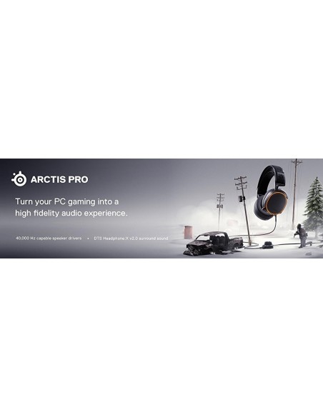 Steelseries Arctis Pro Auriculares Diadema Conector de 3,5 mm Negro