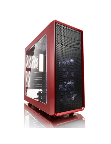 Fractal Design Focus G Midi Tower Negro, Rojo