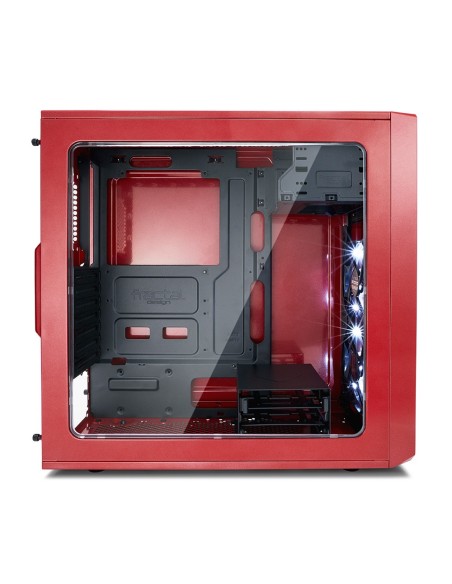 Fractal Design Focus G Midi Tower Negro, Rojo