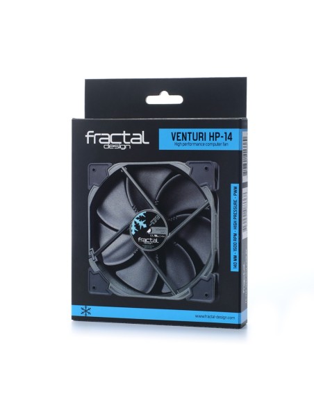 Fractal Design Venturi HP-14 PWM Carcasa del ordenador Ventilador 14 cm Negro, Gris
