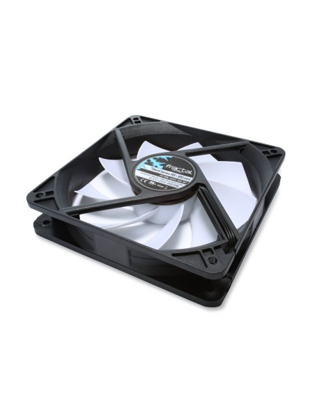 Fractal Design Silent Series R3 120 mm Carcasa del ordenador Ventilador 12 cm Negro, Blanco