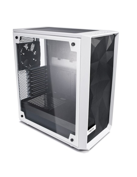 Fractal Design Meshify C - TG Midi Tower Transparente, Blanco