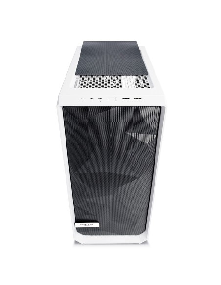 Fractal Design Meshify C - TG Midi Tower Transparente, Blanco