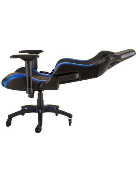 Corsair T1 Race Silla para videojuegos de PC Negro, Azul