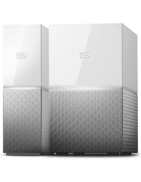 Western Digital MY CLOUD HOME Duo dispositivo de almacenamiento personal en la nube 6 TB Ethernet Plata, Blanco