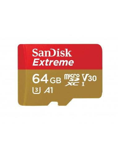 SanDisk Extreme memoria flash 64 GB MicroSDXC UHS-I Clase 10