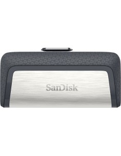 SanDisk Ultra Dual Drive USB Type-C unidad flash USB 16 GB USB Type-A   USB Type-C 3.2 Gen 1 (3.1 Gen 1) Negro, Plata