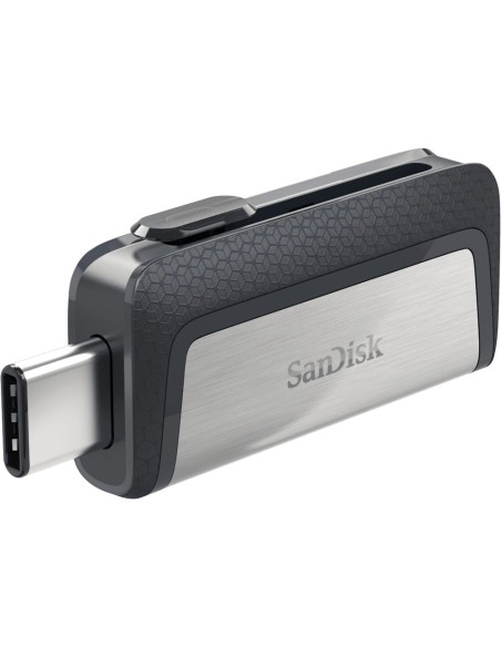 SanDisk Ultra Dual Drive USB Type-C unidad flash USB 16 GB USB Type-A   USB Type-C 3.2 Gen 1 (3.1 Gen 1) Negro, Plata