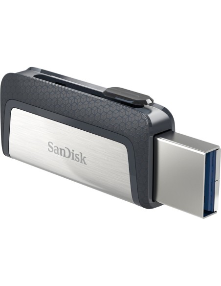 SanDisk Ultra Dual Drive USB Type-C unidad flash USB 16 GB USB Type-A   USB Type-C 3.2 Gen 1 (3.1 Gen 1) Negro, Plata